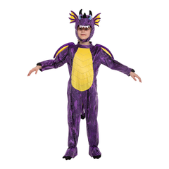Unisex Purple Dragon Costume - Child