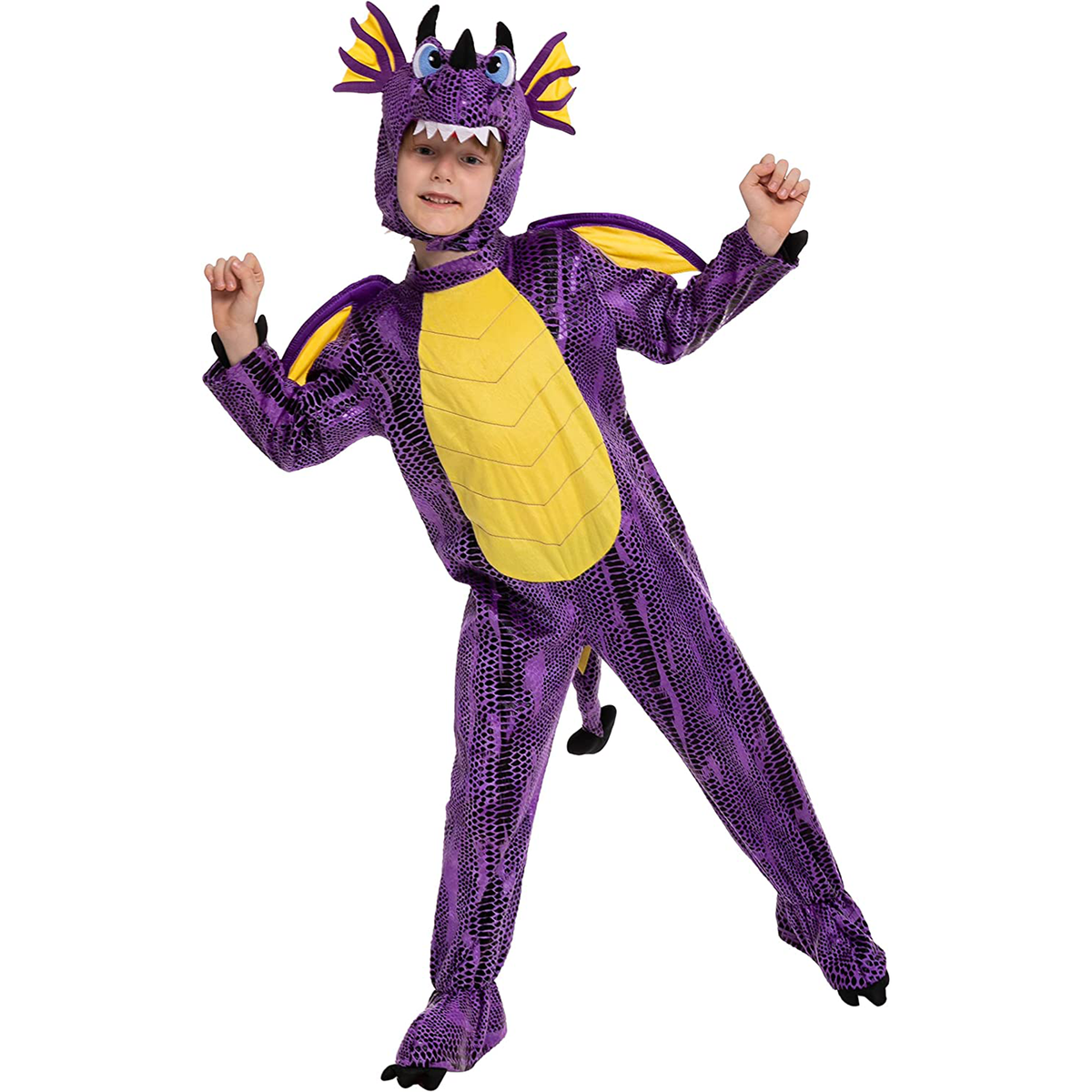 Unisex Purple Dragon Costume - Child