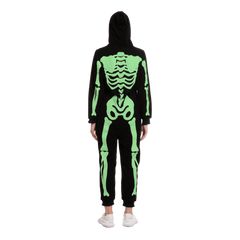 Skeleton Family Matching Pajama jumpsuit (Glow in the Dark) for Women - Adult