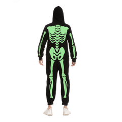 Skeleton Family Matching Pajama Onesie (Glow in the Dark) for Man - Adult