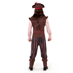 Men Caribbean Pirate Costume - Adult