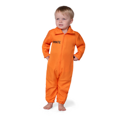 Baby modern orange prison uniform costume - Child
