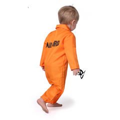Baby modern orange prison uniform costume - Child