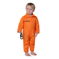 Baby modern orange prison uniform costume - Child