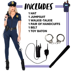 Sexy Policewoman Costume - Adult