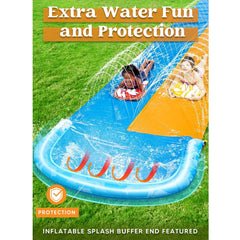 22.5ft Water Slide with 2 Bodyboards