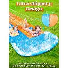 22.5ft Water Slide with 2 Bodyboards