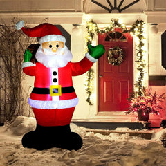 6ft Tall Santa Claus Christmas Inflatable