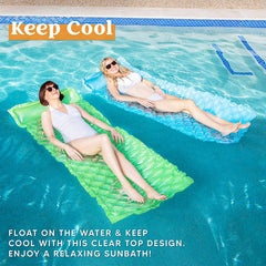 2 Pcs Inflatable Pool Mat
