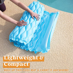 2 Pcs Inflatable Pool Mat