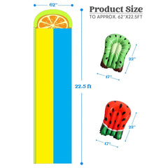 2pcs Boogie Boards and Water Slide 20ft