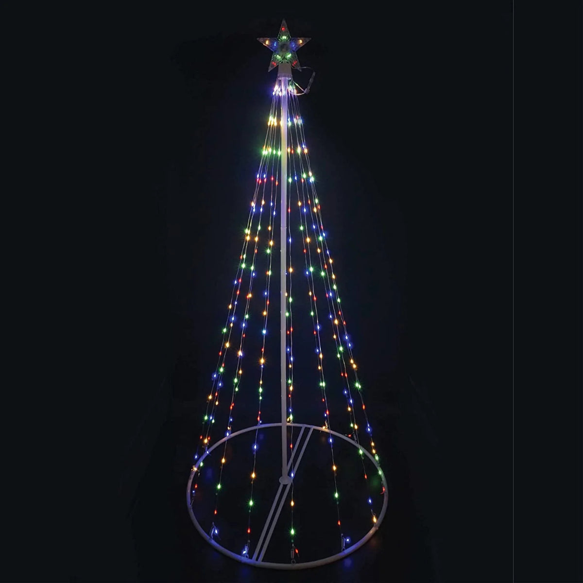 6ft Animated Lightshow Cone Christmas Tree