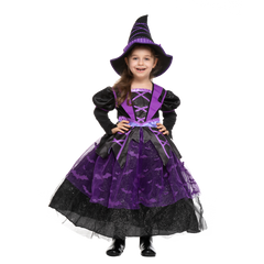 LED Light up Witch Costume  For Role Play Cosplay- Child