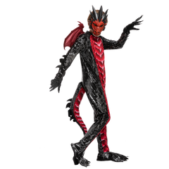 Black and Red Dragon Costume - Child