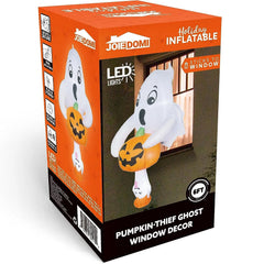 4.5 FT Halloween Inflatable Ghost Broke Out from Window