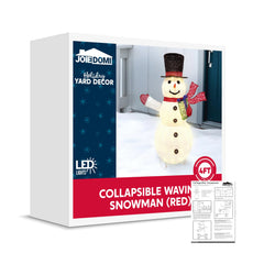 5 FT Christmas Collapsible Snowman Yard Light Decorations