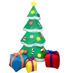 7ft Christmas Tree with Presents Inflatable