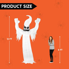 12ft Halloween Inflatable Scary Spooky Ghost