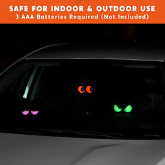Halloween Flashing Peeping Eyes Lights (3 Pack); Neon
