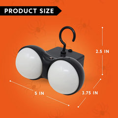 Halloween Flashing Peeping Eyes Lights (3 Pack); Neon