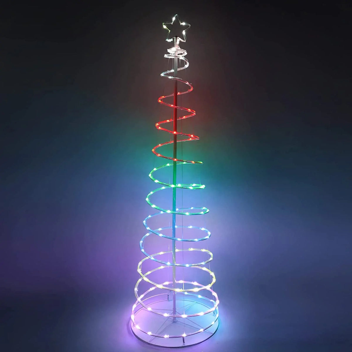 6ft Smart Animated Lightshow Spiral Christmas Tree