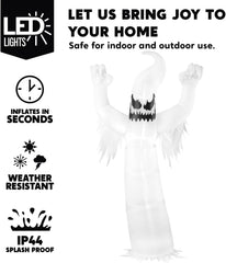 12ft Halloween Inflatable Scary Spooky Ghost