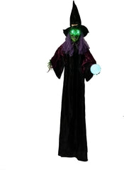 78in Halloween Hanging Witch with Magic Ball