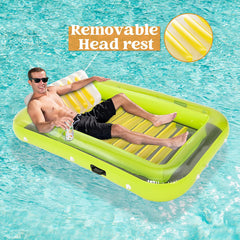 70in Inflatable Pool Suntan, Green