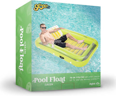 70in Inflatable Pool Suntan, Green