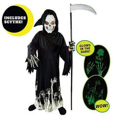 Glow-in-the-Dark Grim Reaper Costume Deluxe Set