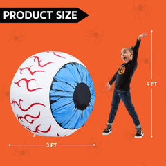 3ft Halloween Inflatable Large Set of Eyes