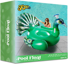 66in Giant Inflatable Peacock Pool Float