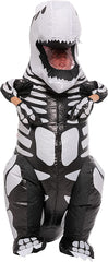 Skeleton T-rex Full Body Inflatable Costume