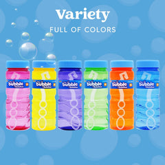 4 oz. Bubble Bottles with wand, 12 Pcs