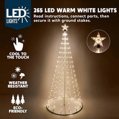 6ft Lightshow Cone Christmas Tree
