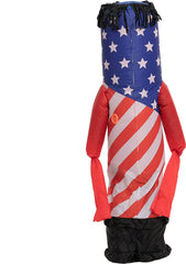 Inflatable American Flag Tube Dancer Costume