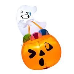 5ft Halloween Ghost Lift Pumpkin Candy Bag