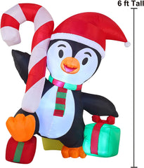 6ft Chubby Penguin