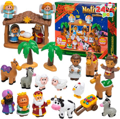 Mini Nativity Figurine Advent Calendar