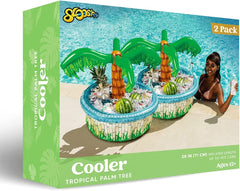 2Pcs Inflatable Palm Tree Cooler, 28in