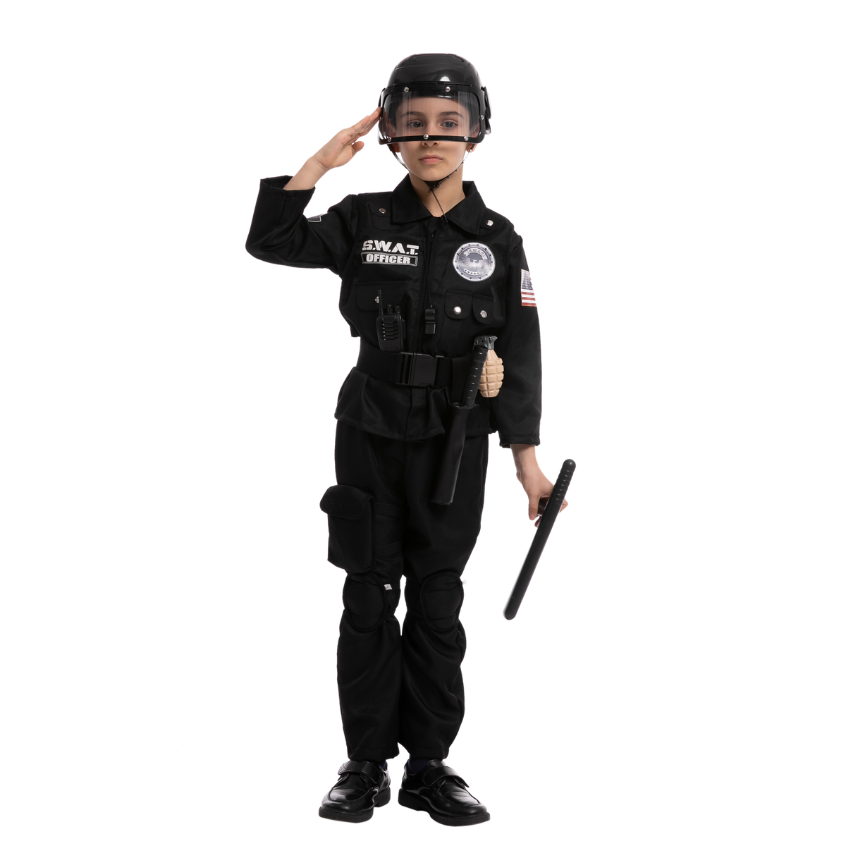 SWAT Officer Costume Role Play Cosplay - Child