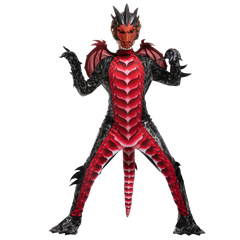 Black and Red Dragon Costume - Child