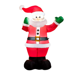 6ft Tall Santa Claus Christmas Inflatable