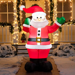 6ft Tall Santa Claus Christmas Inflatable