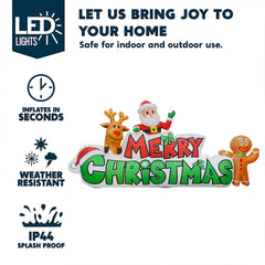 10ft Inflatable Merry Christmas
