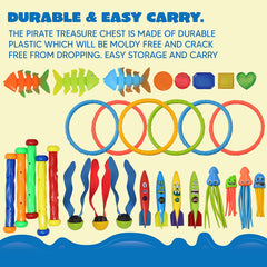 Sloosh- 30 Pcs Diving Pool Toys Jumbo Set