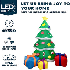 7ft Christmas Tree with Presents Inflatable