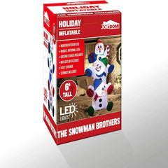 6ft Tall Snowman Inflatable