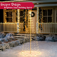 6ft Lightshow Cone Christmas Tree