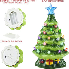 7" Mini Prelit Tabletop Christmas Tree